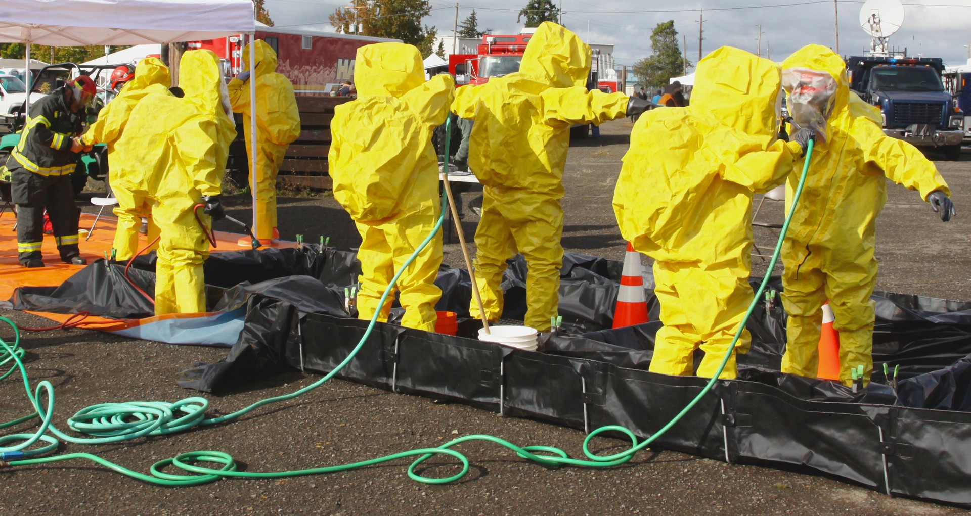 HAZMAT Team Members Clean Up 2